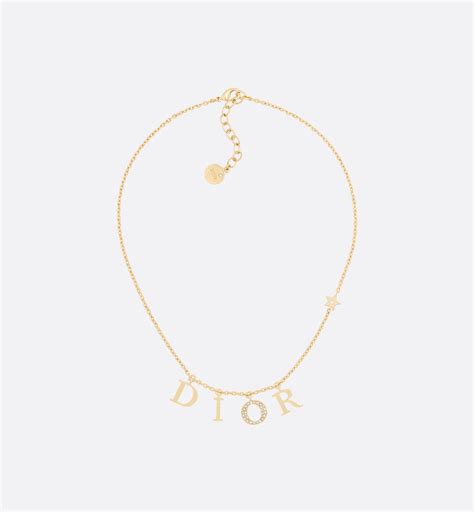 lady dior chain|necklace that says Dior.